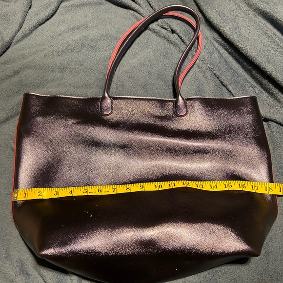 Bath & Body Works Blue Violet 2016 Tote Bag with Sparkly Pouch. Minor damage. - Picture 2 of 6